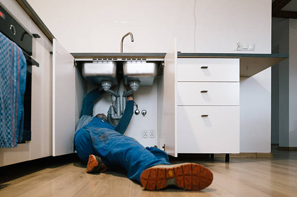 Professional Drain Cleaning technician working in Atwater, OH